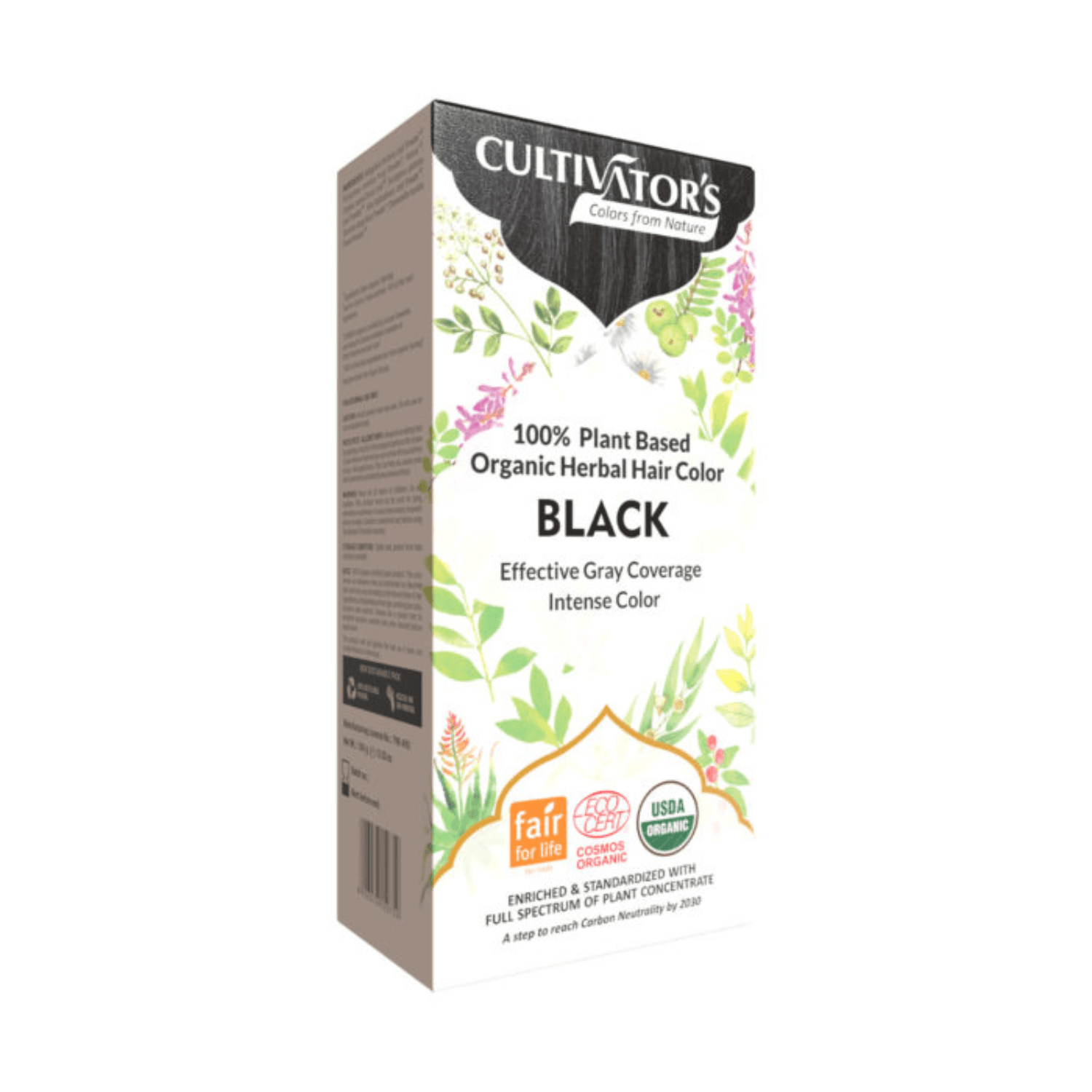 Cultivators Organic Herbal Hair Color, Black